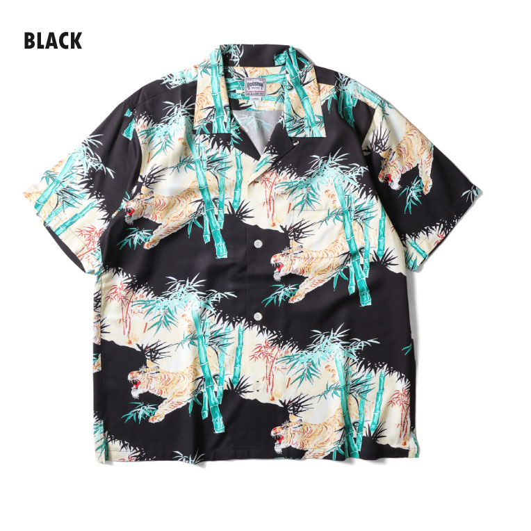 HOUSTON / ヒューストン 41267 ALOHA  SHIRT (竹虎) / アロハシャツ -全3色- 