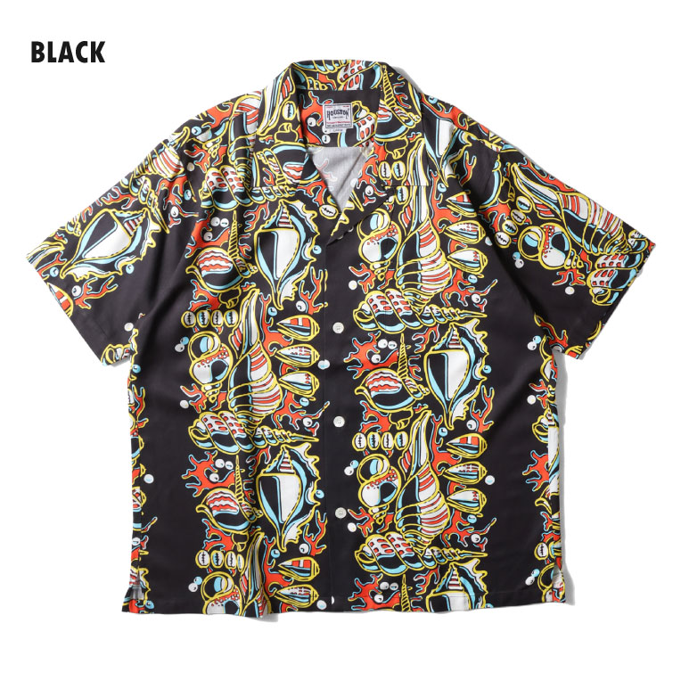 HOUSTON / ヒューストン 41268 ALOHA SHIRT (UNDER THE SEA) / アロハシャツ -全3色- 