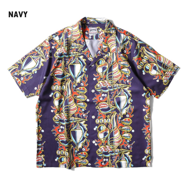 HOUSTON / ヒューストン 41268 ALOHA SHIRT (UNDER THE SEA) / アロハシャツ -全3色- 