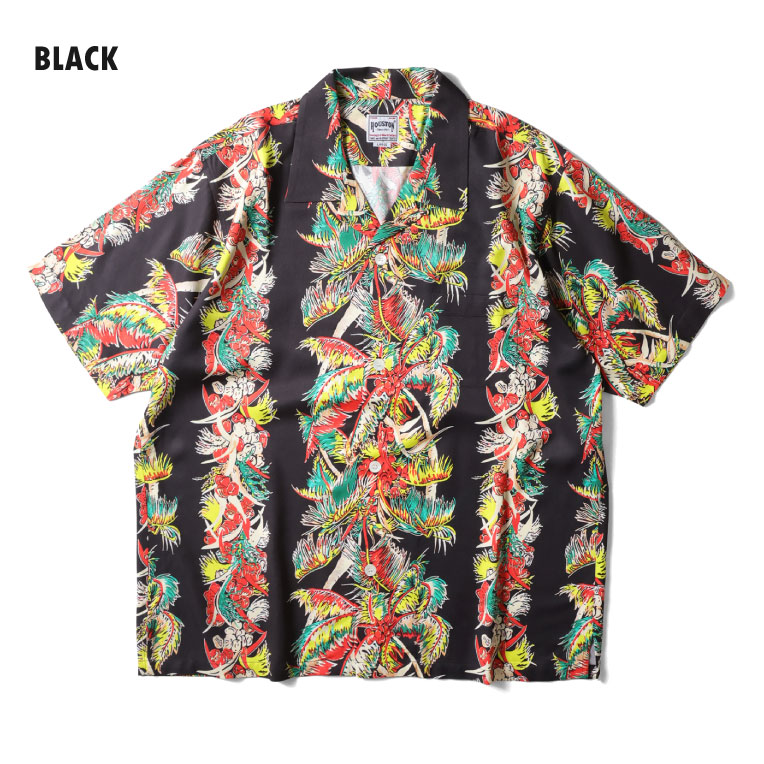 HOUSTON / ヒューストン 41269 ALOHA SHIRT (PALM TREE) / アロハシャツ -全3色- 