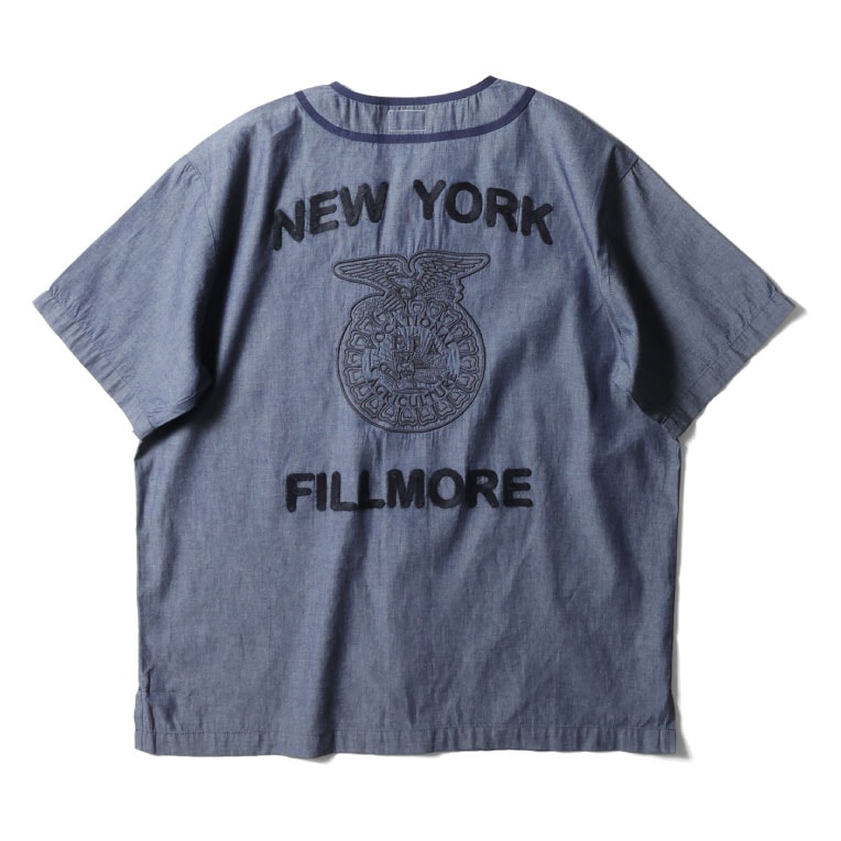 HOUSTON / ヒューストン 41326 CHAMBRAY BASEBALL SHIRT(FFA) / シャンブレーベースボールシャツ -全2色- 