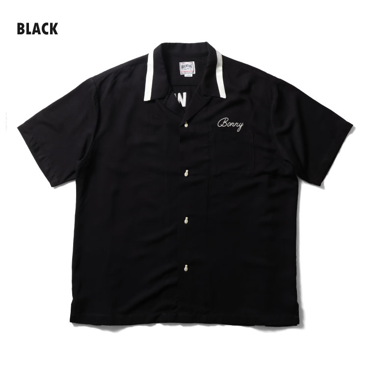 HOUSTON / ヒューストン 41302 BOWLING SHIRT (MAIKO) / ボウリングシャツ -全3色- 
