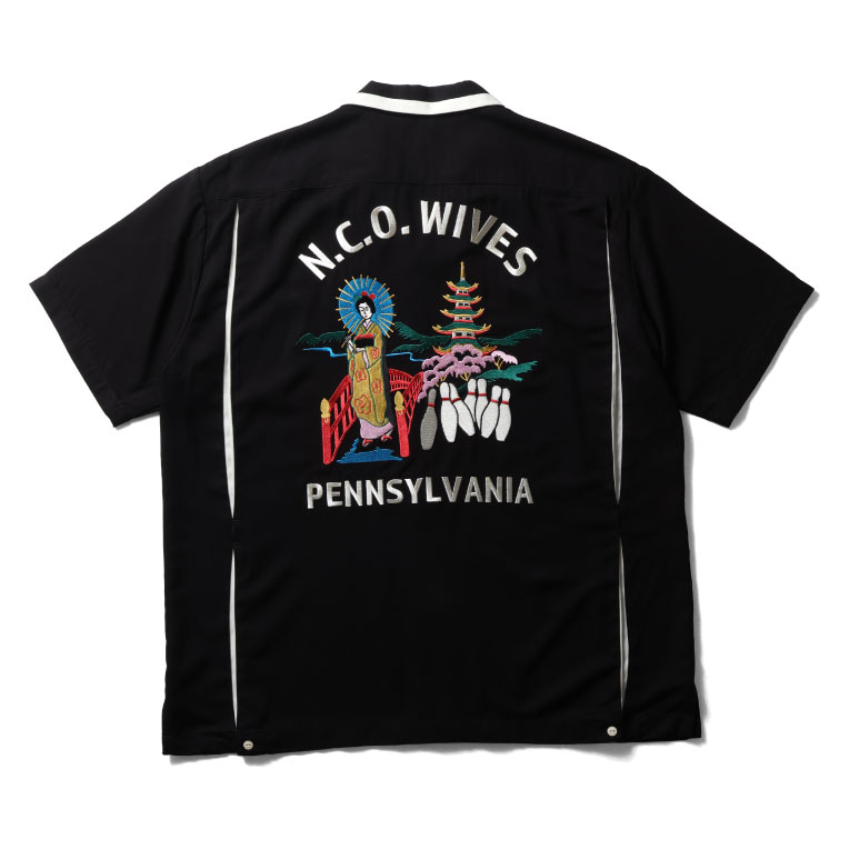 HOUSTON / ヒューストン 41302 BOWLING SHIRT (MAIKO) / ボウリングシャツ -全3色- 