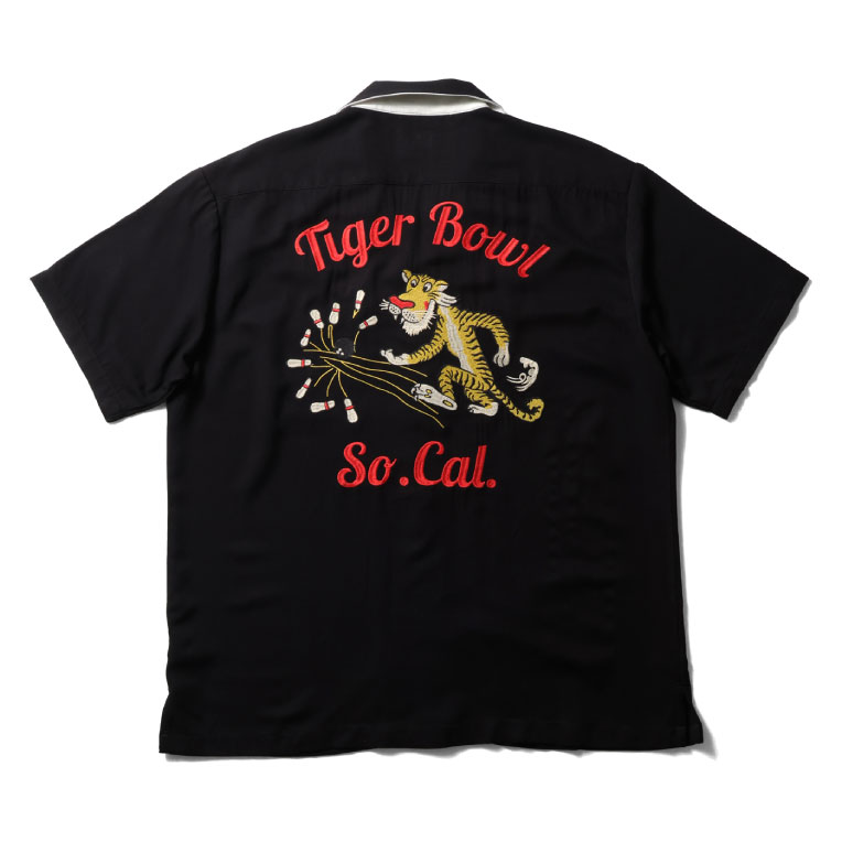 HOUSTON / ヒューストン 41303 BOWLING SHIRT (TIGER) / ボウリングシャツ -全3色- 