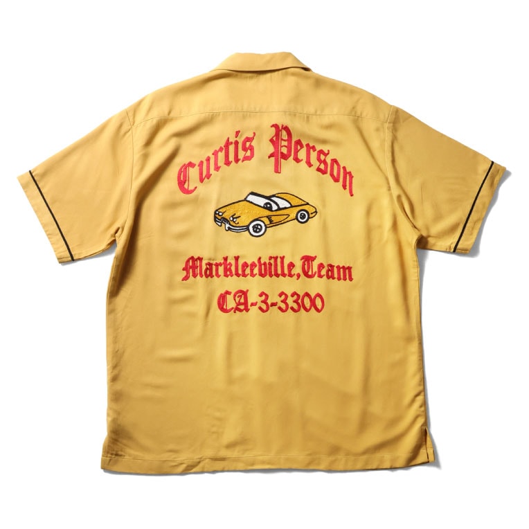 HOUSTON / ヒューストン 41304 BOWLING SHIRT (CAR) / ボウリングシャツ -全3色- 
