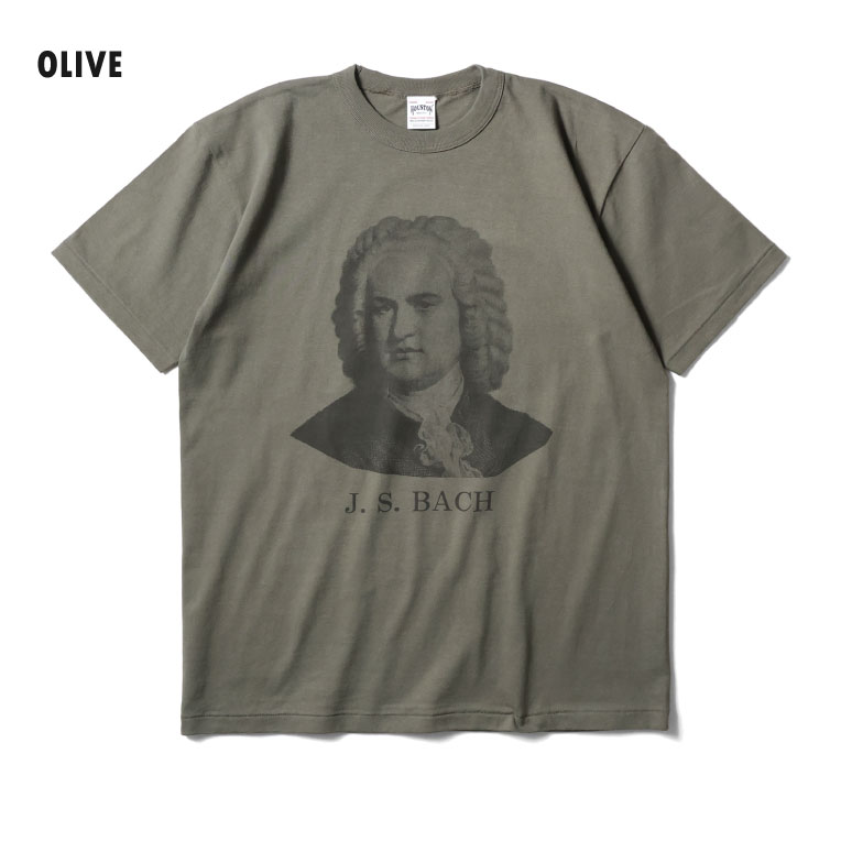 HOUSTON  / ヒューストン 22418 HIGH MESH PRINT TEE(BACH) / ハイメッシュプリント半袖Tシャツ -全3色- 
