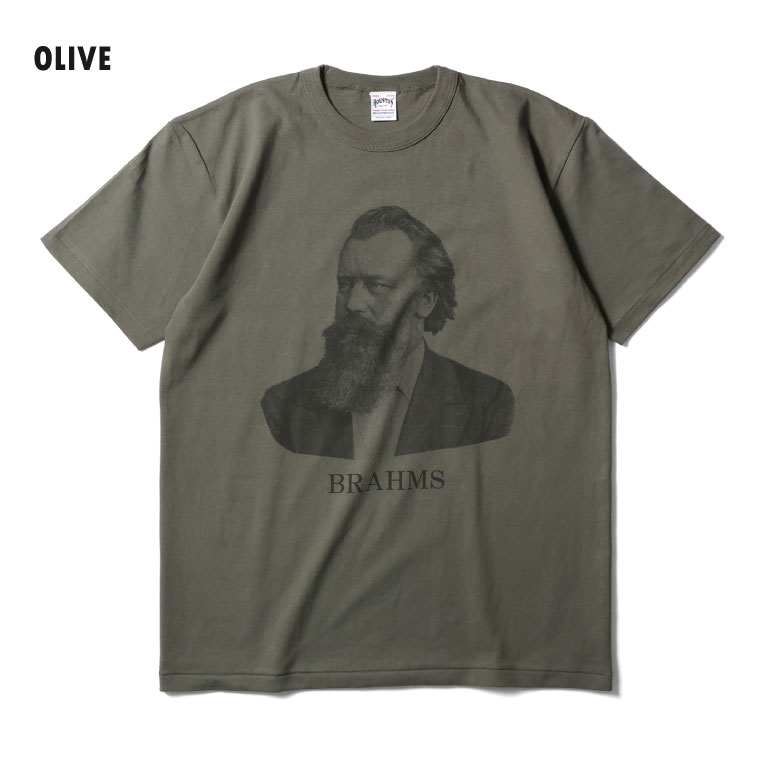 HOUSTON  / ヒューストン 22419 HIGH MESH PRINT TEE(BRAHAMS) / ハイメッシュプリント半袖Tシャツ -全3色- 