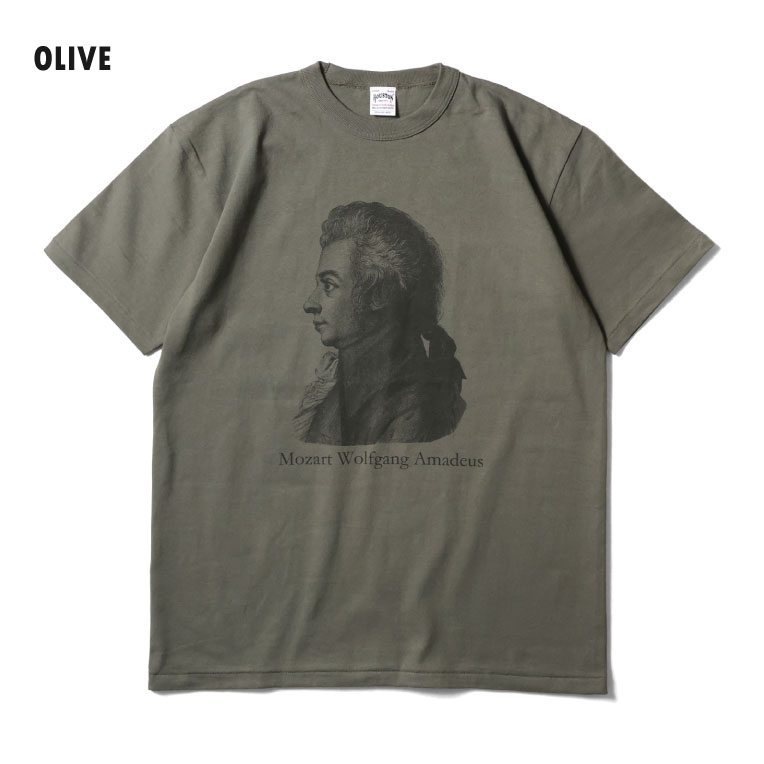 HOUSTON  / ヒューストン 22420 HIGH MESH PRINT TEE(MOZART) / ハイメッシュプリント半袖Tシャツ -全3色- 