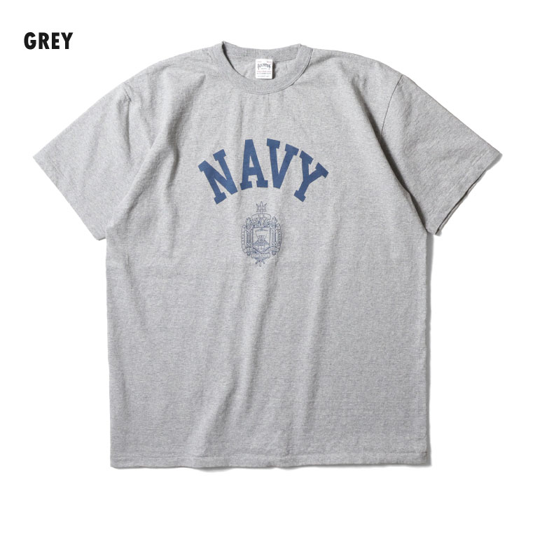 HOUSTON  / ヒューストン 22421 ×U.S. NAVY PRINT TEE / プリント半袖Tシャツ -全3色- 