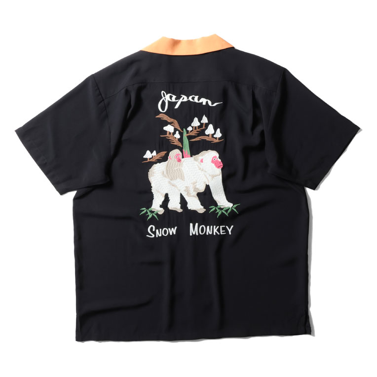 HOUSTON / ヒューストン 41280 SOUVENIR SHIRT (MONKEY) / スーベニアシャツ -全3色- 