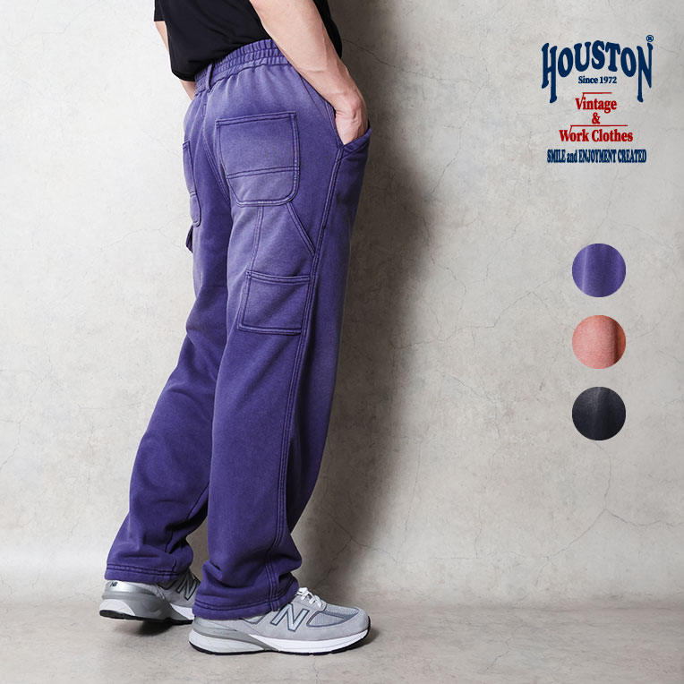 HOUSTON / ヒューストン 10183 FADE BACK PILE EASY PAINTER PANTS /フェードバックパイルイージーペインターパンツ -全3色-  