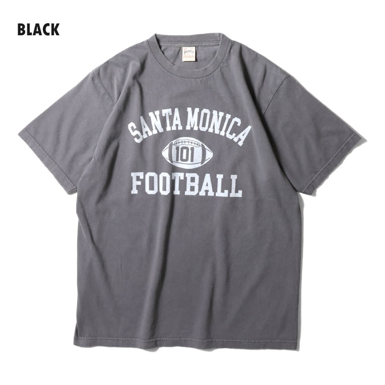 HOUSTON  / ヒューストン 22436 PIGMENT PRINT TEE(SANTA MONICA) / ピグメントプリント半袖Tシャツ -全3色- 