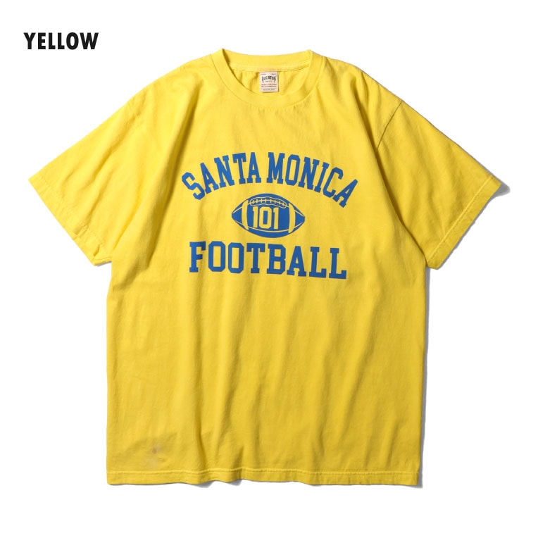 HOUSTON  / ヒューストン 22436 PIGMENT PRINT TEE(SANTA MONICA) / ピグメントプリント半袖Tシャツ -全3色- 