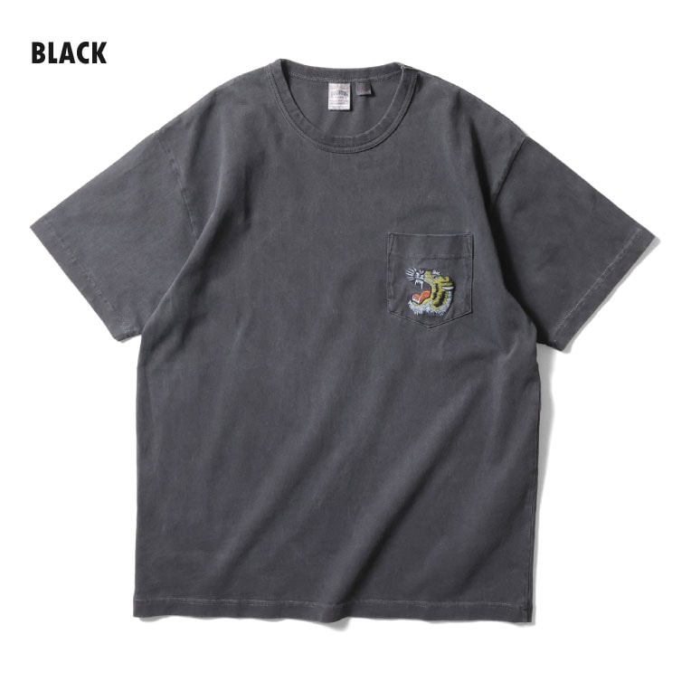 HOUSTON  / ヒューストン 22395 PIGMENT U.S. COTTON PRINT TEE(TIGER) / ピグメントU.S.コットンプリント半袖Tシャツ -全4色- 