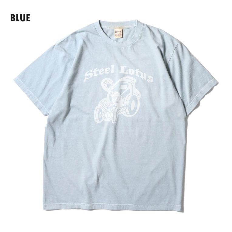 HOUSTON  / ヒューストン 22439 PIGMENT PRINT TEE(CLASSIC CAR) / ピグメントプリント半袖Tシャツ -全3色- 