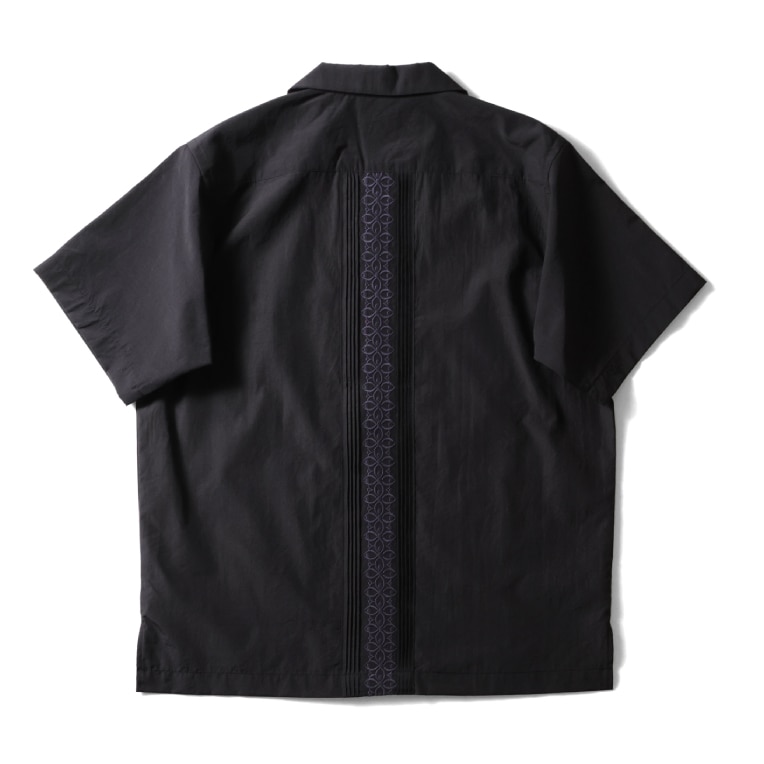 HOUSTON woman / ヒューストン ウーマン 4061W EMB CUBA SHIRT (BOTANICAL) / 刺繍キューバシャツ -全3色- 