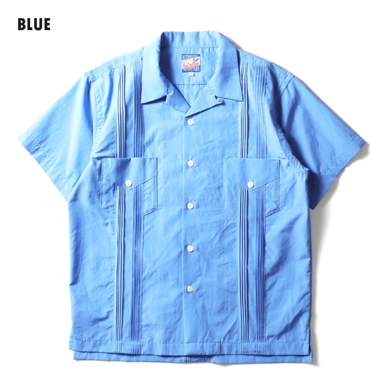 HOUSTON woman / ヒューストン ウーマン 4060W CUBA SHIRT / キューバシャツ -全4色-