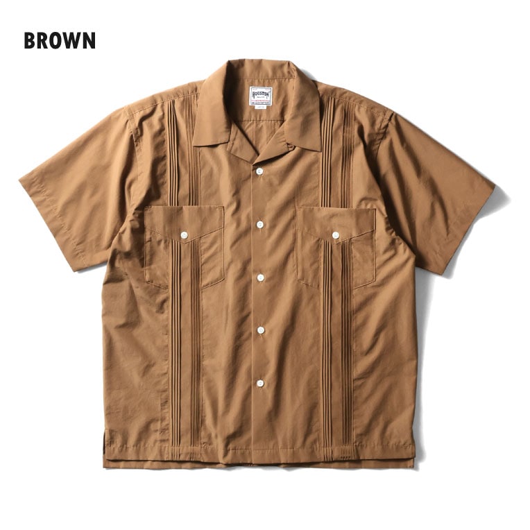 HOUSTON / ヒューストン 41305 CUBA SHIRT / キューバシャツ -全4色- 