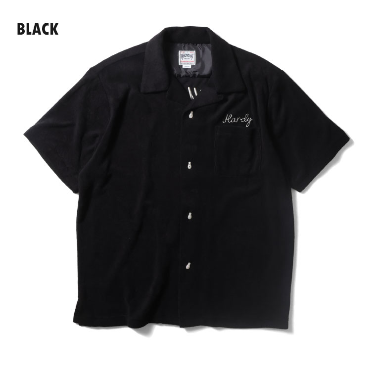 HOUSTON / ヒューストン 41322 PILE BOWLING  SHIRT(JERSEY DEVIL) / パイルボーリングシャツ -全3色- 