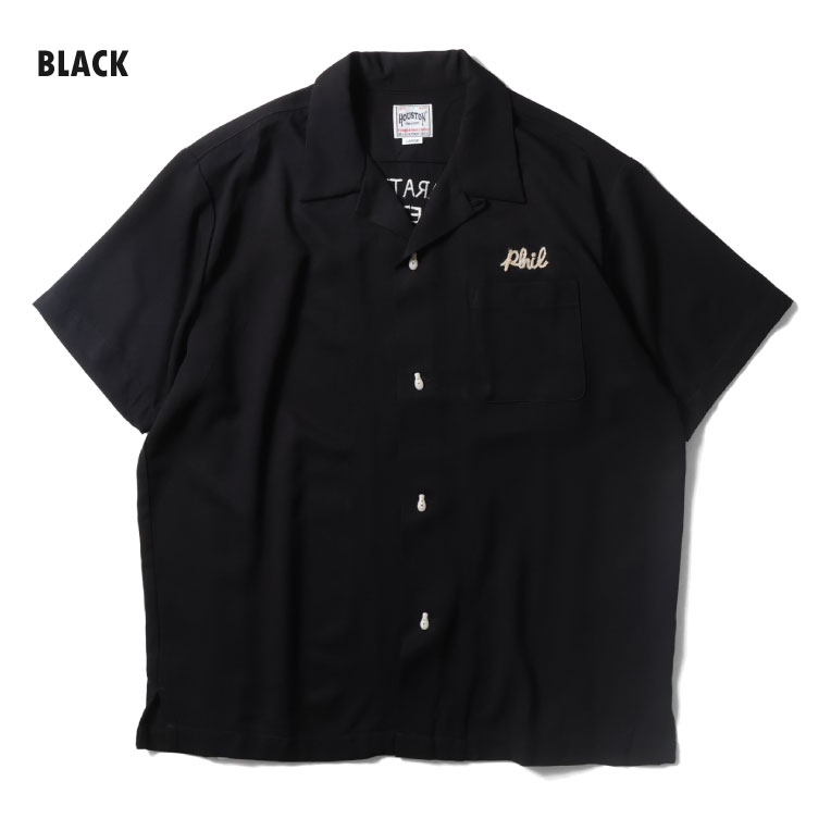HOUSTON / ヒューストン 41317 BOWLING  SHIRT(PARATROOPER) / ボーリングシャツ -全3色- 