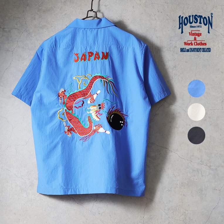 浦和レッズボーリングシャツ HOUSTON / ヒューストン 41319 BROAD BOWLING SHIRT(DRAGON BOWL