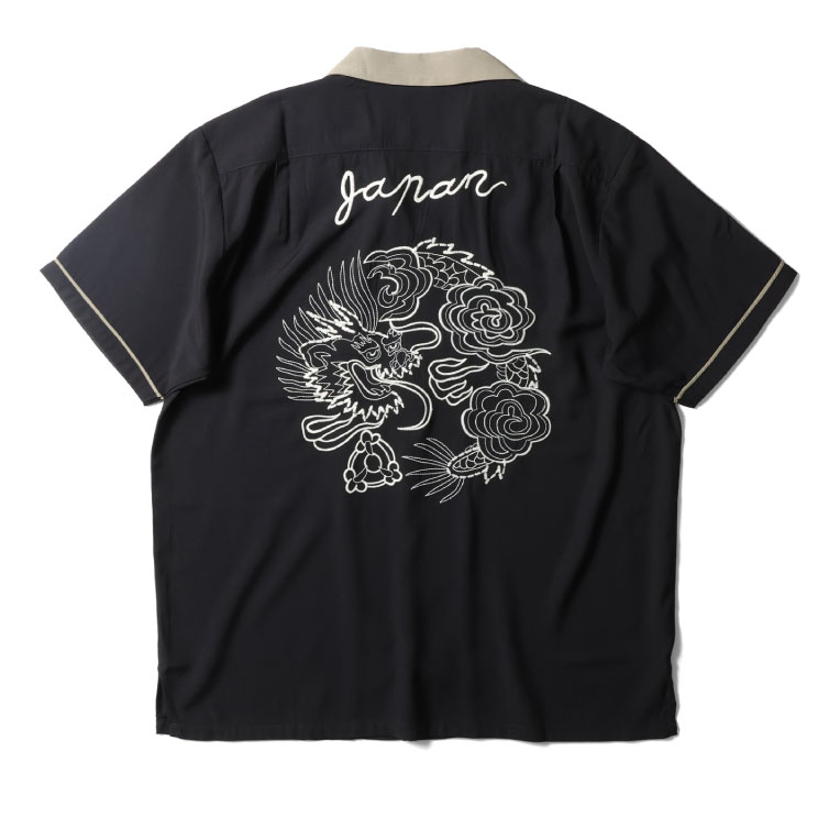 HOUSTON / ヒューストン 41309 SOUVENIR SHIRT(DRAGON) / スーベニアシャツ -全3色- 