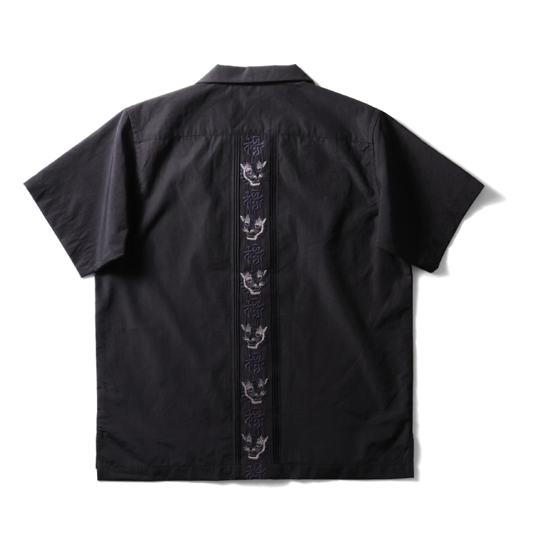 HOUSTON woman / ヒューストン ウーマン 4062W EMB CUBA SHIRT (虎福) / 刺繍キューバシャツ -全3色- 