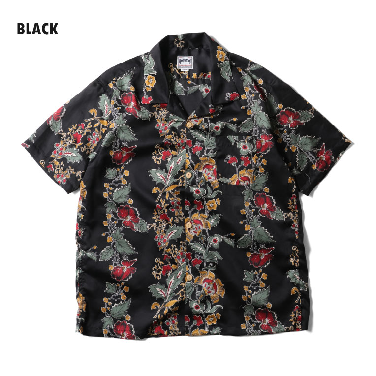 HOUSTON / ヒューストン 41353 ALOHA SHIRT (BOTANICAL) / アロハシャツ -全3色- 