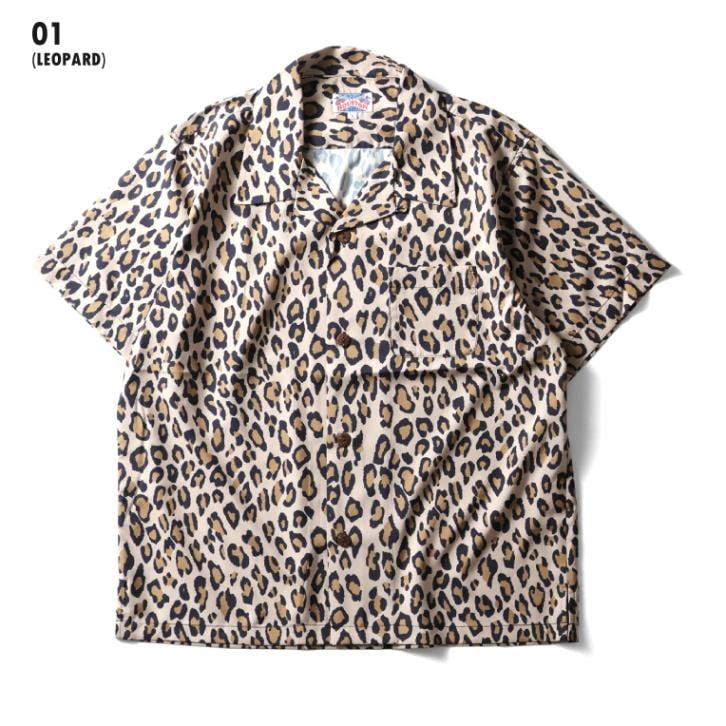 HOUSTON woman / ヒューストン ウーマン 4075W DRY ALOHA SHIRT (ANIMAL) / ドライアロハシャツ -全3色- 