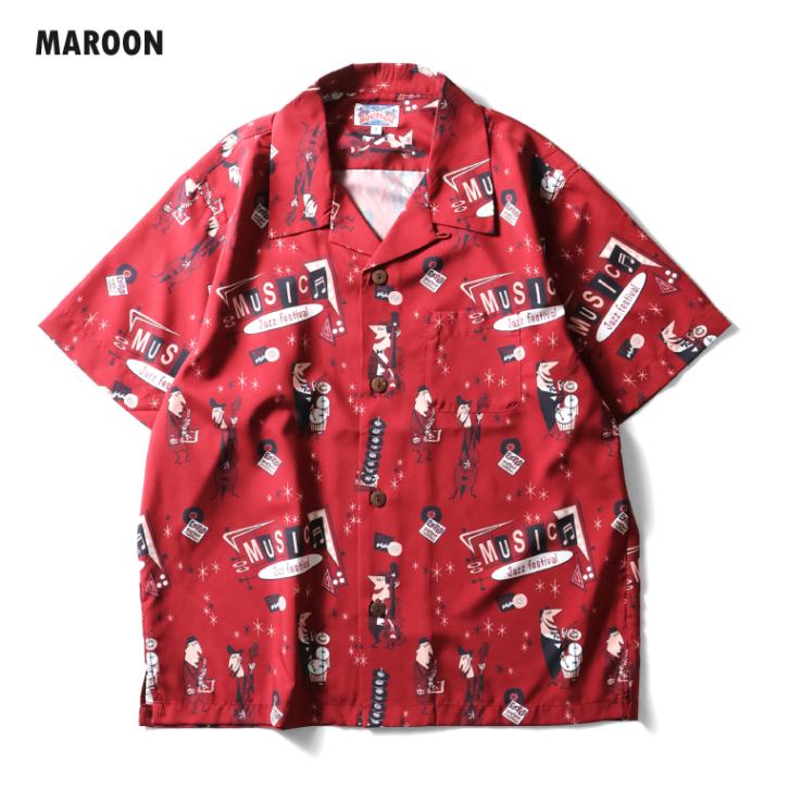 HOUSTON woman / ヒューストン ウーマン 4077W DRY ALOHA SHIRT (JAZZ) / ドライアロハシャツ -全3色- 