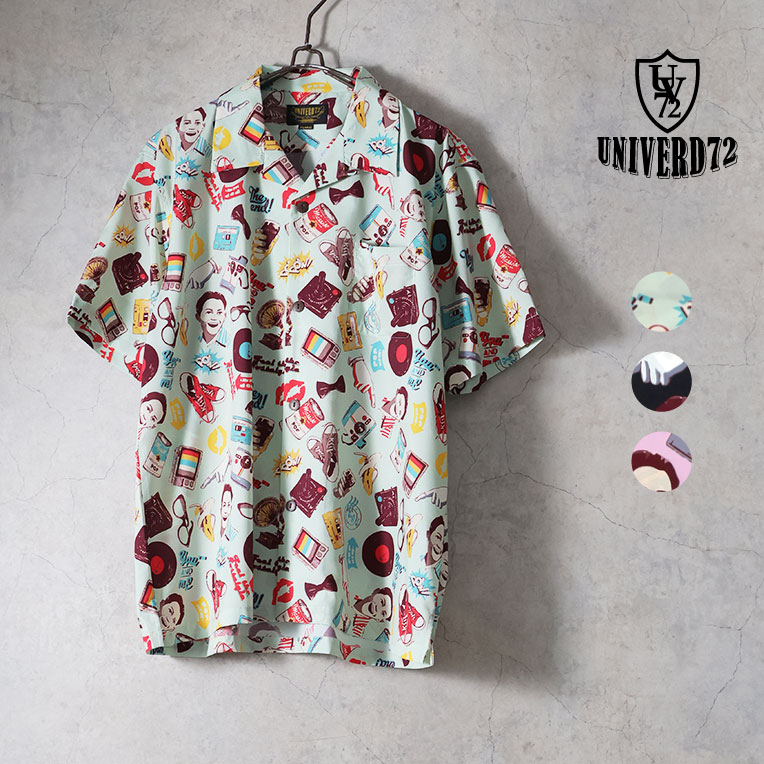 UNIVERD72 / ユニバード72 41336 DRY ALOHA SHIRT (POP) / アロハ