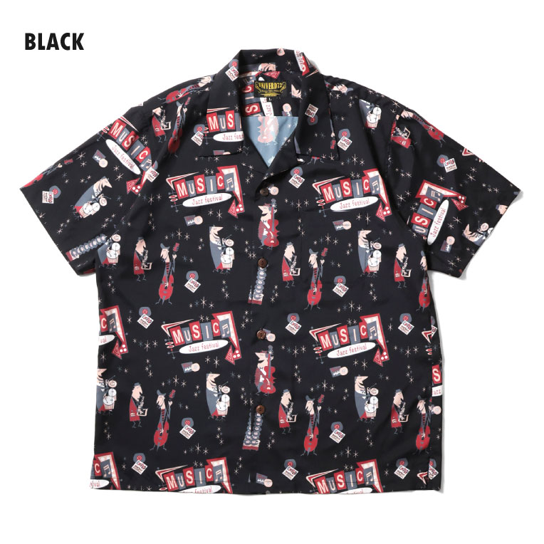 UNIVERD72 / ユニバード72 41337 DRY ALOHA SHIRT (JAZZ) / アロハシャツ -全3色- 