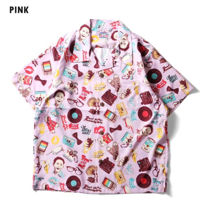 HOUSTON woman / ヒューストン ウーマン 4076W DRY ALOHA SHIRT (POP) / ドライアロハシャツ -全3色- 