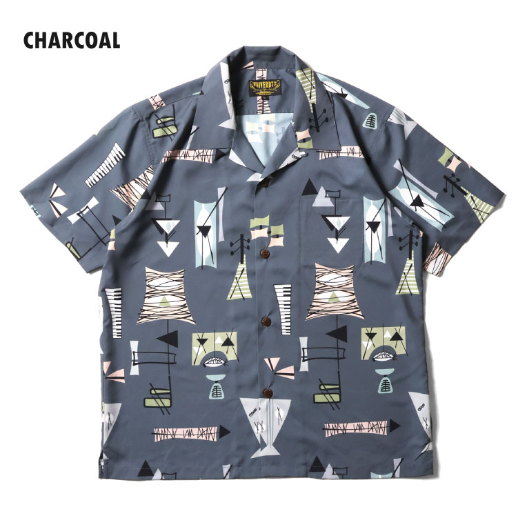 UNIVERD72 / ユニバード72 41338 DRY ALOHA SHIRT (MID-CENTURY) / アロハシャツ -全3色- 