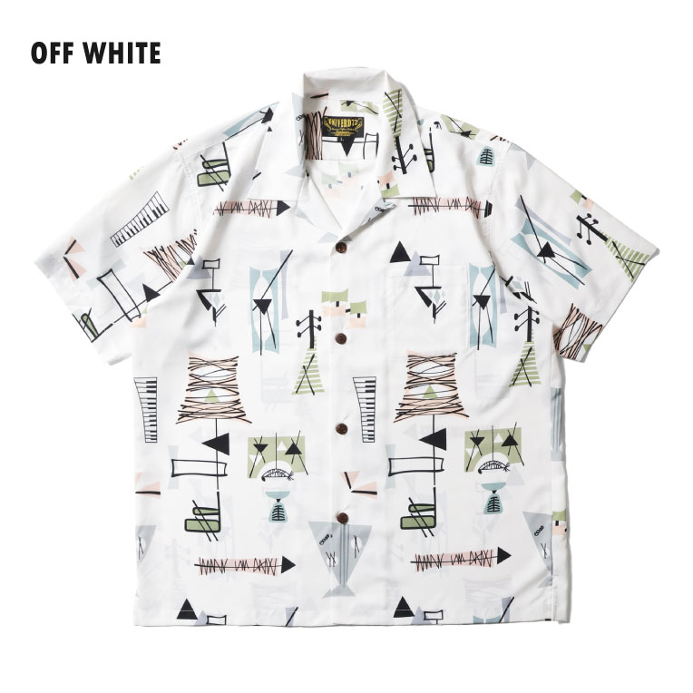 UNIVERD72 / ユニバード72 41338 DRY ALOHA SHIRT (MID-CENTURY) / アロハシャツ -全3色- 