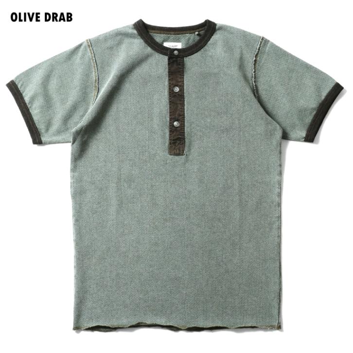 HOUSTON  / ヒューストン 22399 MESH H/N TEE / メッシュヘンリーネック半袖Tシャツ -全4色-