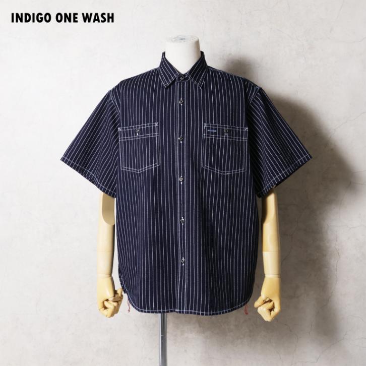 HOUSTON / ヒューストン 41349 WABASH S/S WORK SHIRT / ウォバッシュ 半袖 ワークシャツ -全2色-