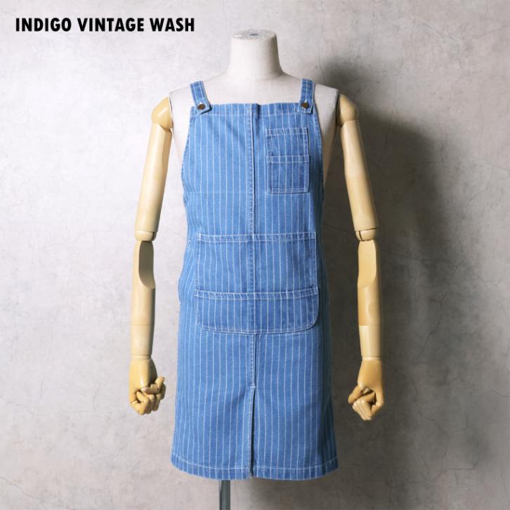 HOUSTON / ヒューストン 6908 WABASH DENIM WORK APRON / ウォバッシュ