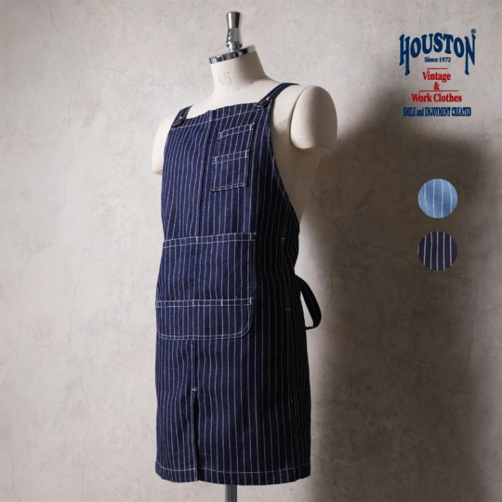 HOUSTON / ヒューストン 6908 WABASH DENIM WORK APRON / ウォバッシュ