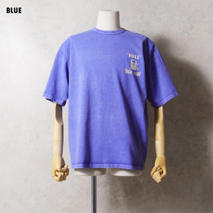 【OFFICIAL限定】　HOUSTON  / ヒューストン U2010 PIGMENT PRINT TEE (GAS STATION) / ピグメント プリント 半袖Tシャツ (ガソリンスタンド) -全2色- 