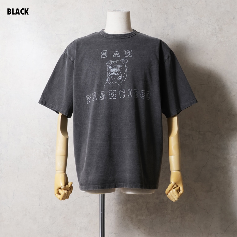 【OFFICIAL限定】　HOUSTON  / ヒューストン U2012 PIGMENT PRINT TEE (SAN FRANCISCO) / ピグメント プリント 半袖Tシャツ (サンフランシスコ) -全2色-