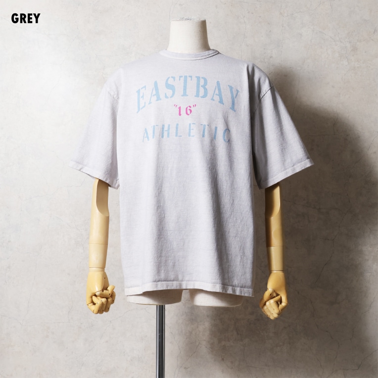 【OFFICIAL限定】　HOUSTON  / ヒューストン U2013 PIGMENT PRINT TEE (EASTBAY) / ピグメント プリント 半袖Tシャツ (イーストベイ) -全2色- 