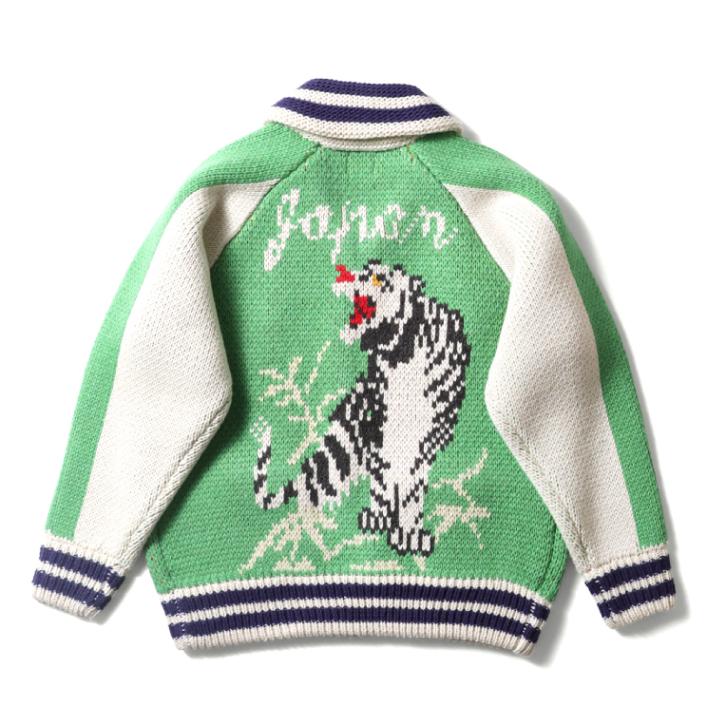 HOUSTON woman / ヒューストン ウーマン 2056W COWICHAN SWEATER (TIGER) / カウチンセーター -全2色- 