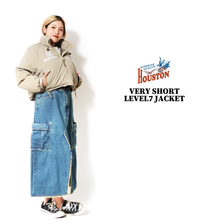 HOUSTON woman / ヒューストン ウーマン 5065W VERY SHORT LEVEL7 JACKET / ベリーショートレベル7ジャケット -全3色- 