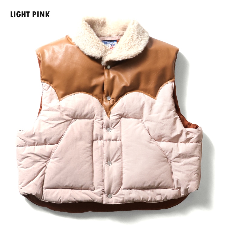 HOUSTON woman / ヒューストン ウーマン 5066W VERY SHORT PADDING VEST / ベリーショートパディングベスト -全3色- 