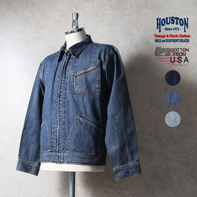 HOUSTON / ヒューストン 51584 U.S. COTTON TYPE2 DENIM SHIRT JACKET