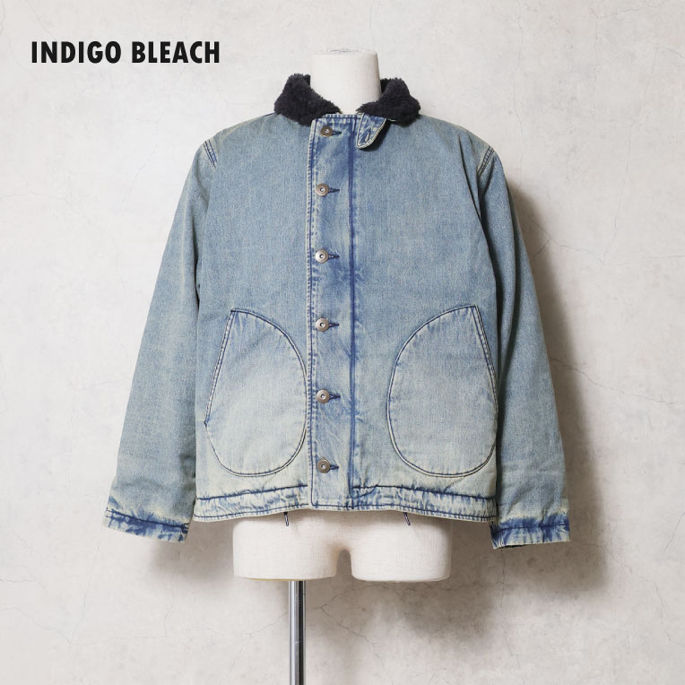 HOUSTON / ヒューストン 51666 DENIM N-1 DECK JACKET / デニムN-1