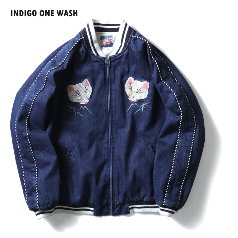 HOUSTON woman / ヒューストン ウーマン 5076W DENIM SOUVENIR JACKET