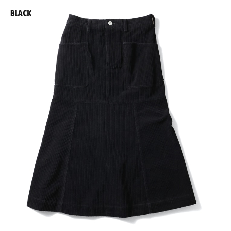 HOUSTON woman / ヒューストン ウーマン 1047W CORDUROY FLARE SKIRT / コーデュロイフレアスカート -全3色- 