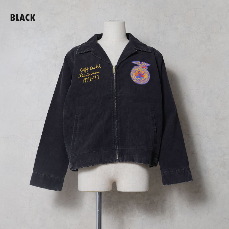HOUSTON / ヒューストン 51654 WASHED CORDUROY FFA JACKET (FFA) / ウォッシュドコーデュロイFFAジャケット -全3色-